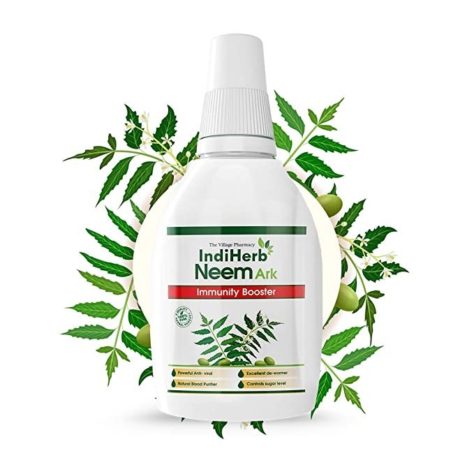IndiHerb Neem Drops - Contains Pure Neem Extracts for Natural (Helps Protect and Brighten the Skin) Immunity Booster