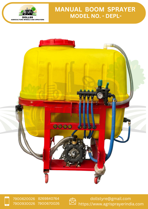 Manual boom sprayer