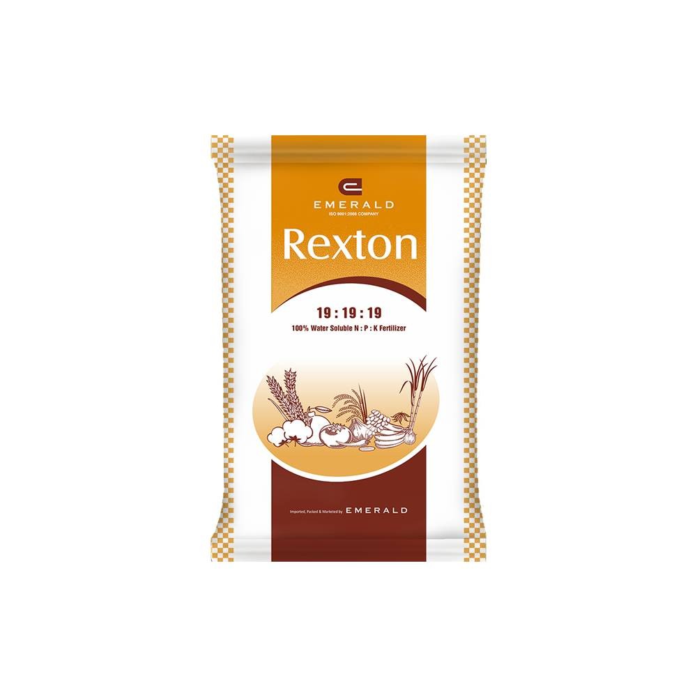 Rexton NPK 19:19:19 Water Soluble Fertilizer – Balanced NPK Nutrition for Healthy Growth, Flowering & Higher Yield