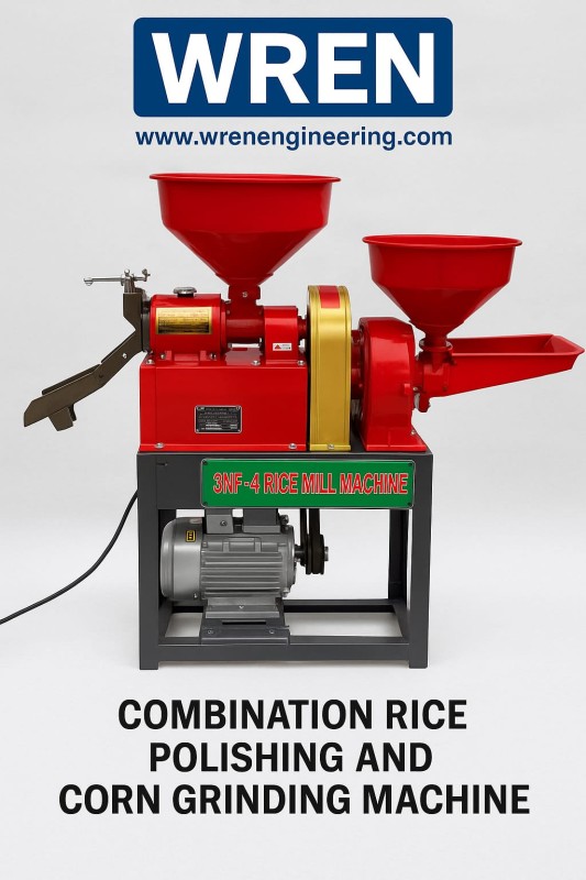 WREN COMBINATION RICE POLISHING AND CORN GRINDING MACHINE