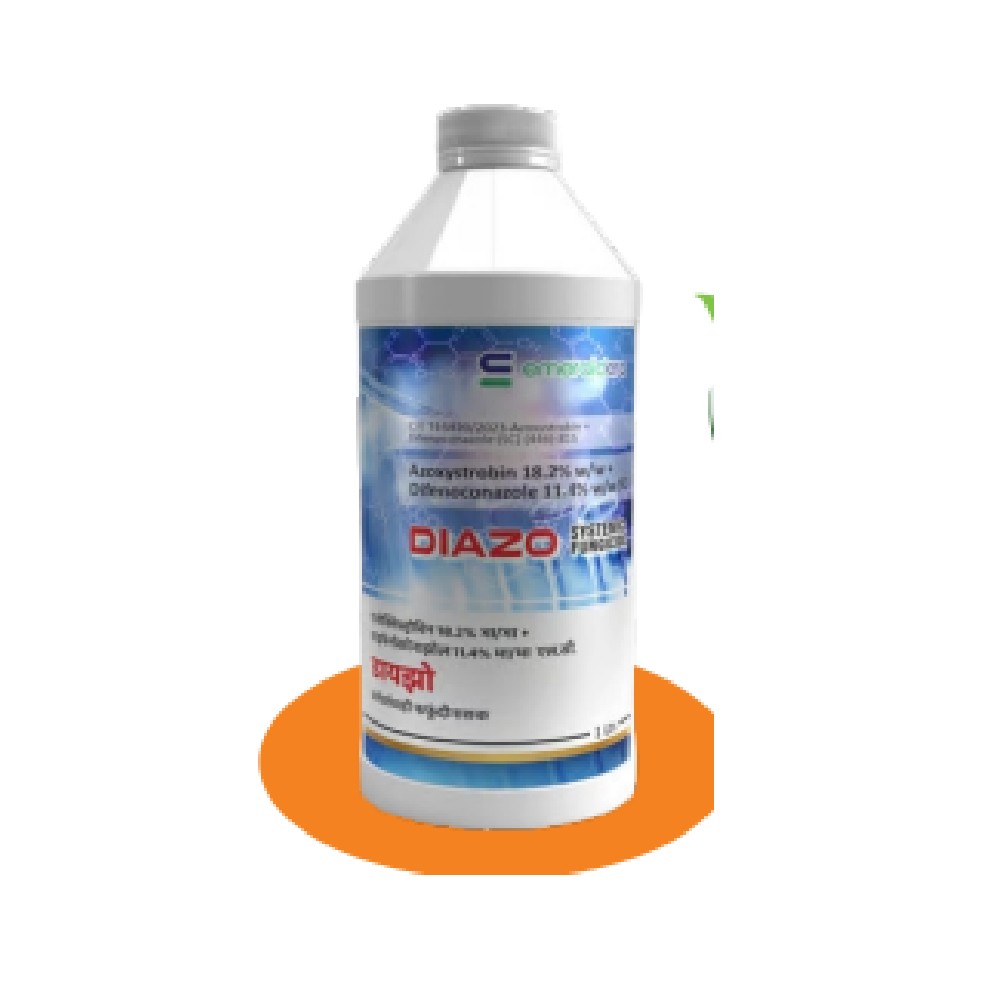 Diazo (Azoxystrobin 18.2% + Difenoconazole 11.4% SC) – Broad Spectrum Systemic Fungicide for Superior Disease Control