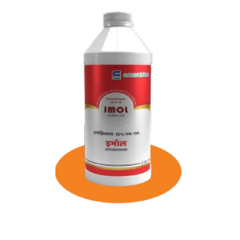 Imol (Imazethapyr 10% SL) – Selective Systemic Herbicide for Broadleaf & Grass Weed Control in Soybean and Groundnut