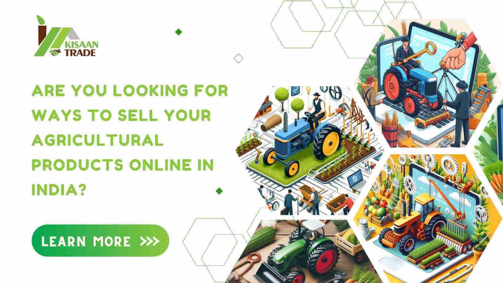 How can I sell my agricultural products online in India?