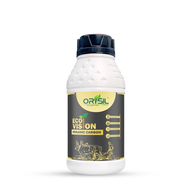 Eco Vision Organic Carbon Liquid Fertilizer (C-35%) | Soil Conditioner & Plant Growth Booster | Improves Soil Fertility, Root Development & Nutrient Absorption | For Soil Application |1 Litre