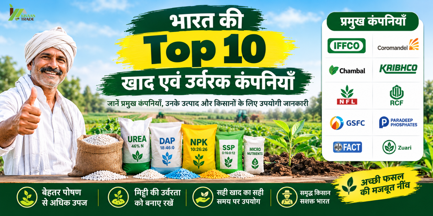 Top 10 Fertilizer Companies in India: भारत की 10 प्रमुख खाद एवं उर्वरक कंपनियाँ