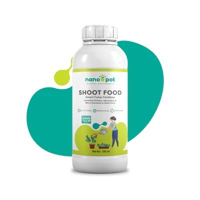 SHOOT FOOD - Nanotechnology based Essential Primary, Secondary & Micro nutrients | Foliar Liquid Fertilizer | Fast Absorbing | All Plants