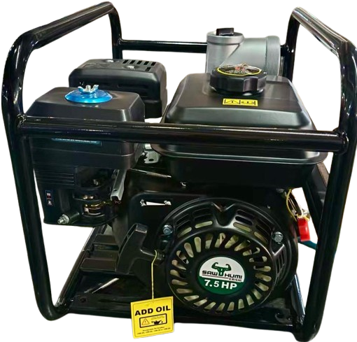 SAWBHUMI KRISHI-WK-300 PLUS Water Pump 3 Inch Outlet 7 HP Powerful Petrol Engine 4 Stroke Maximum Discharge 1000-1200 liters/min, RPM 3600 | For Irrigation Agriculture Farming
