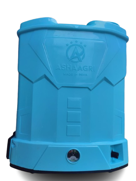 ASHA AGRI-ABS-2 IN 1 Battery and Manual 2 in 1 Knapsack Sprayer | 12V x 8Amp | High Pressure Sprayer | 20L Tank | Get 4 Nozzles | Suitable for Agriculture & Garden Spraying
