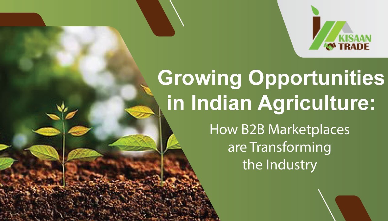 Growing Opportunities in Indian Agriculture: How B2B Marketplaces are Transforming the Industry Growing Opportunities in Indian Agriculture: How B2B Marketplaces are Transforming the Industry