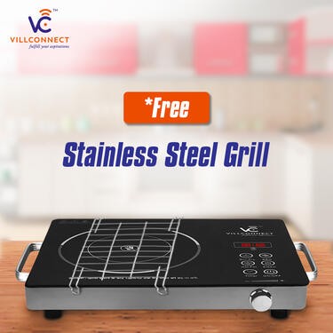 VILLCONNECT 2200W I infrared cooktop for all utensils