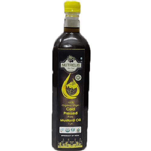 100 % Virgin Cold pressed pure Organic Mustard oil