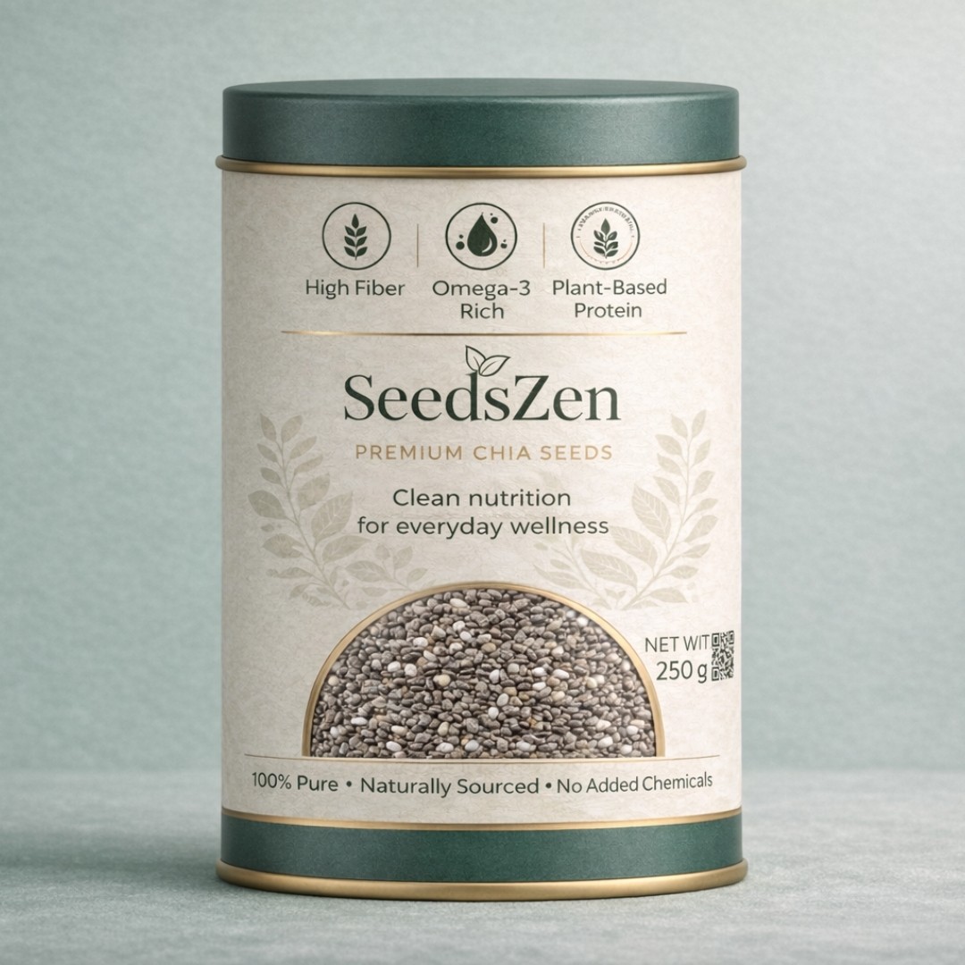 Raw Chia Seeds | Rich in Omega 3 | Heart Healthy Seeds